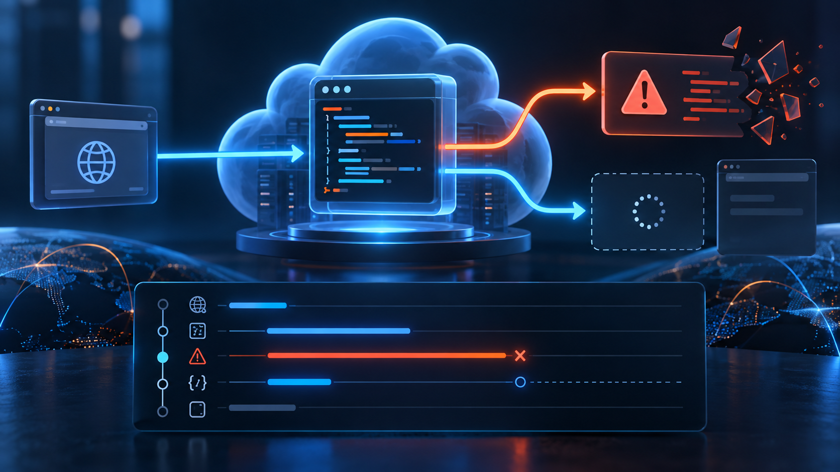 Exception and missing response paths traced through cloud Worker code