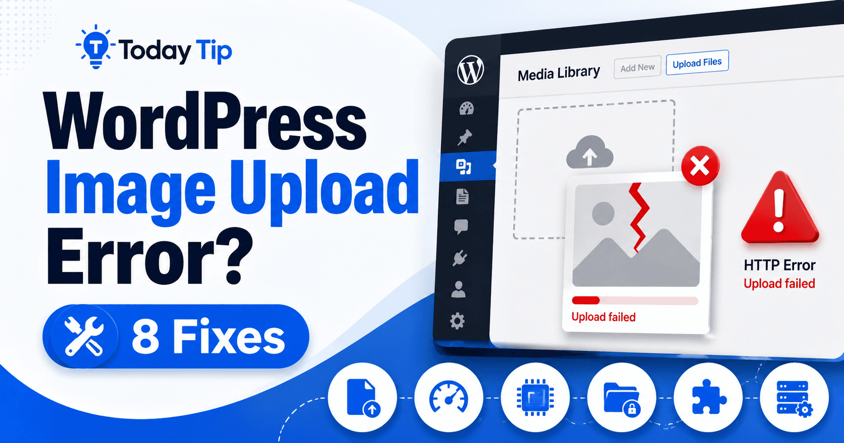 WordPress image upload error troubleshooting guide