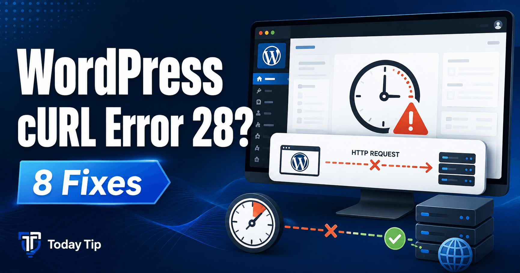 WordPress cURL Error 28 connection timeout troubleshooting guide