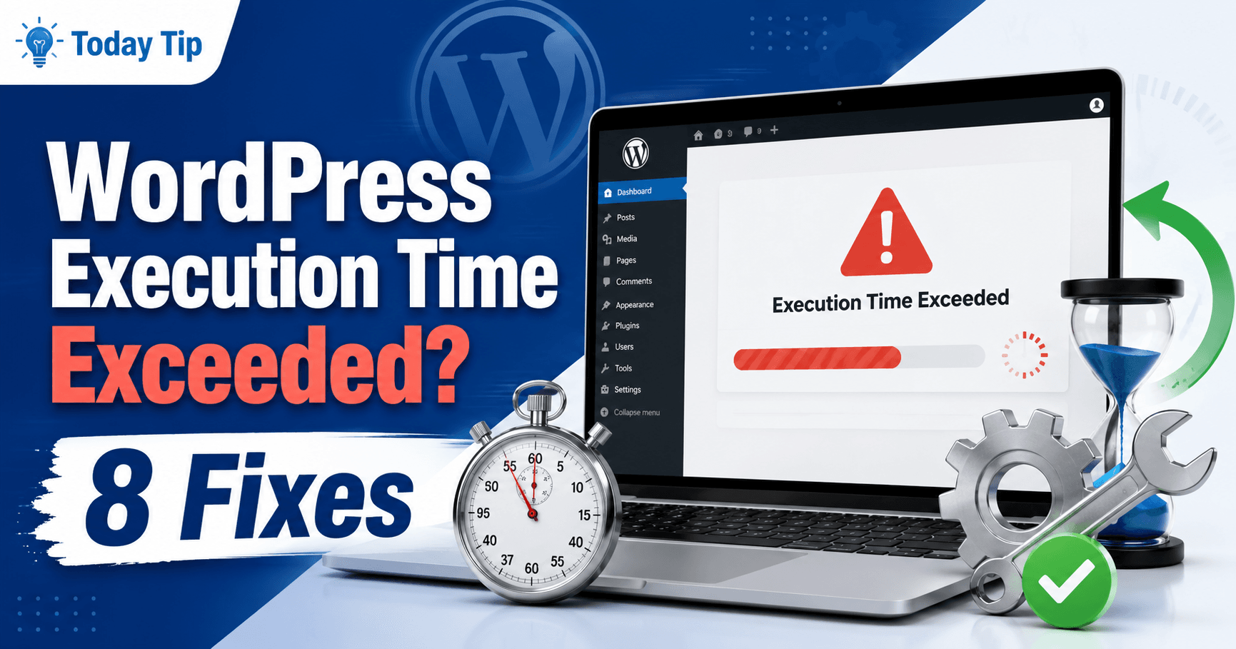 WordPress maximum execution time exceeded troubleshooting guide