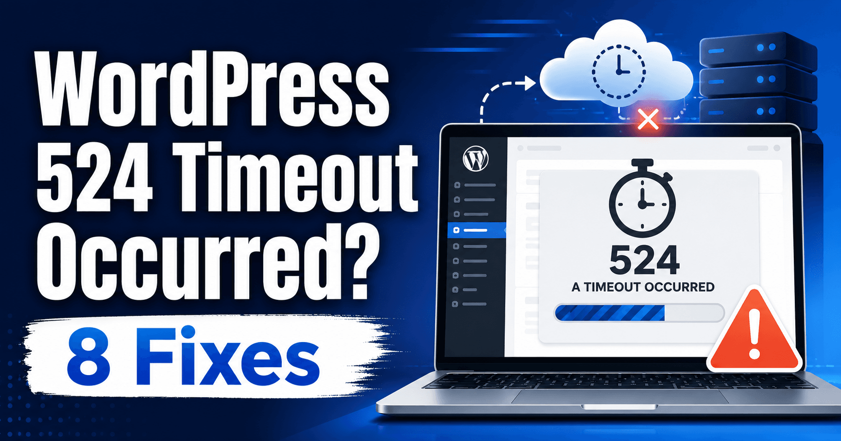 WordPress 524 timeout troubleshooting guide