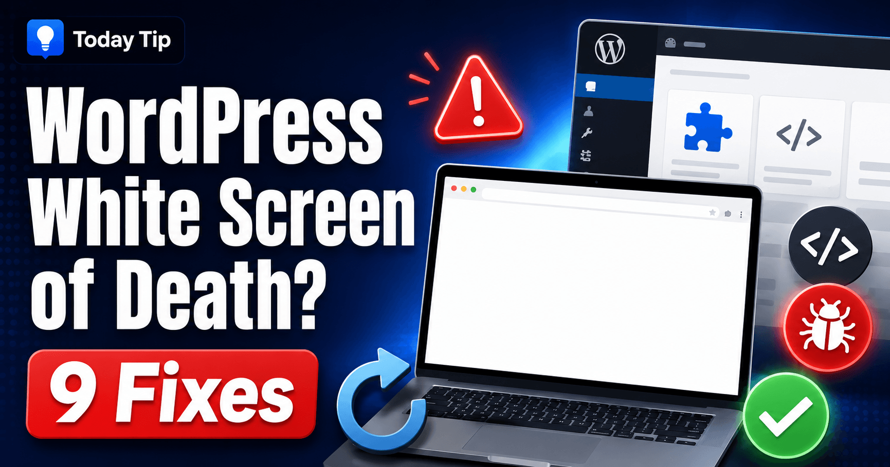 WordPress white screen of death troubleshooting guide