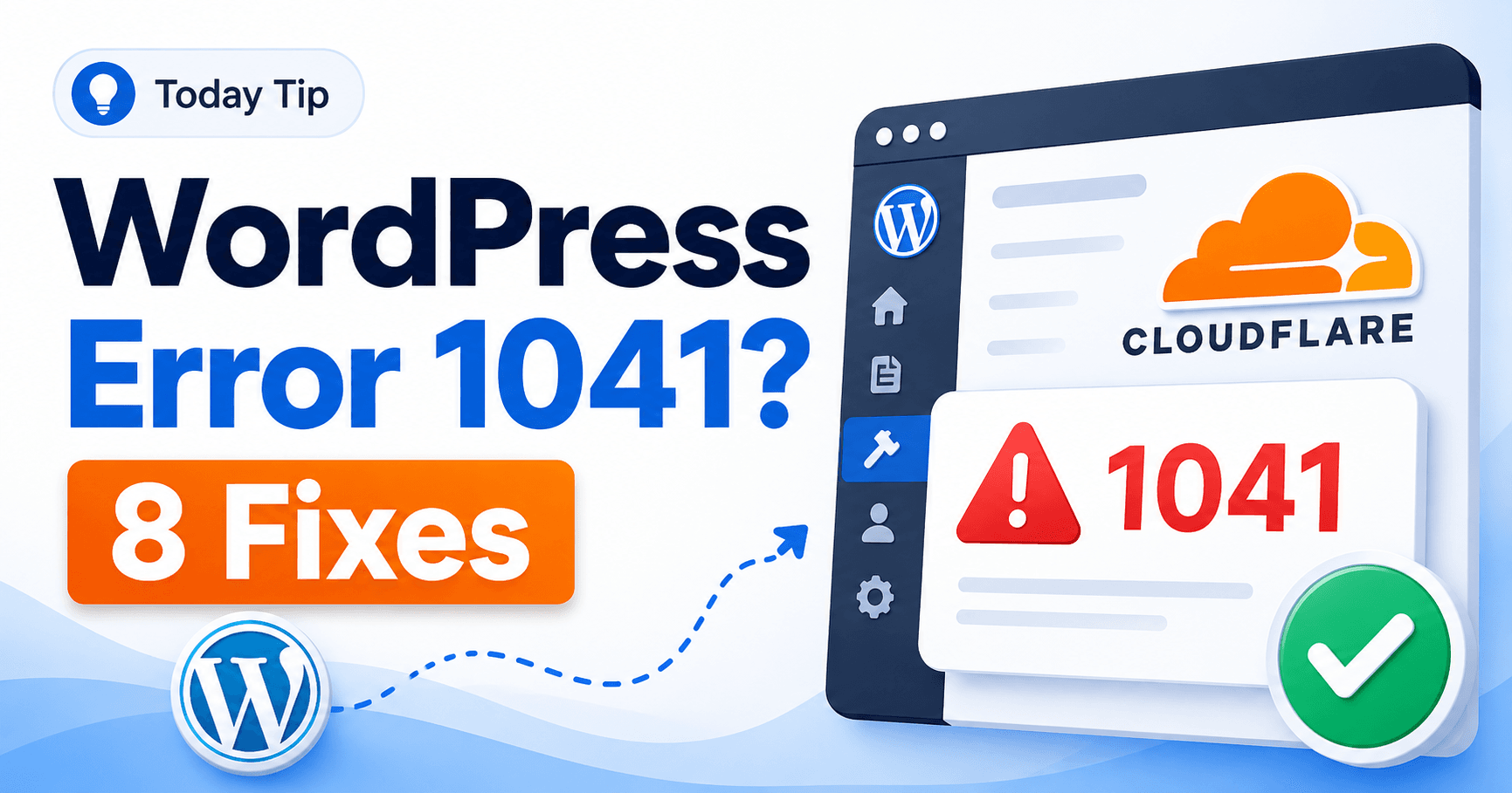 WordPress Cloudflare Error 1041 troubleshooting guide