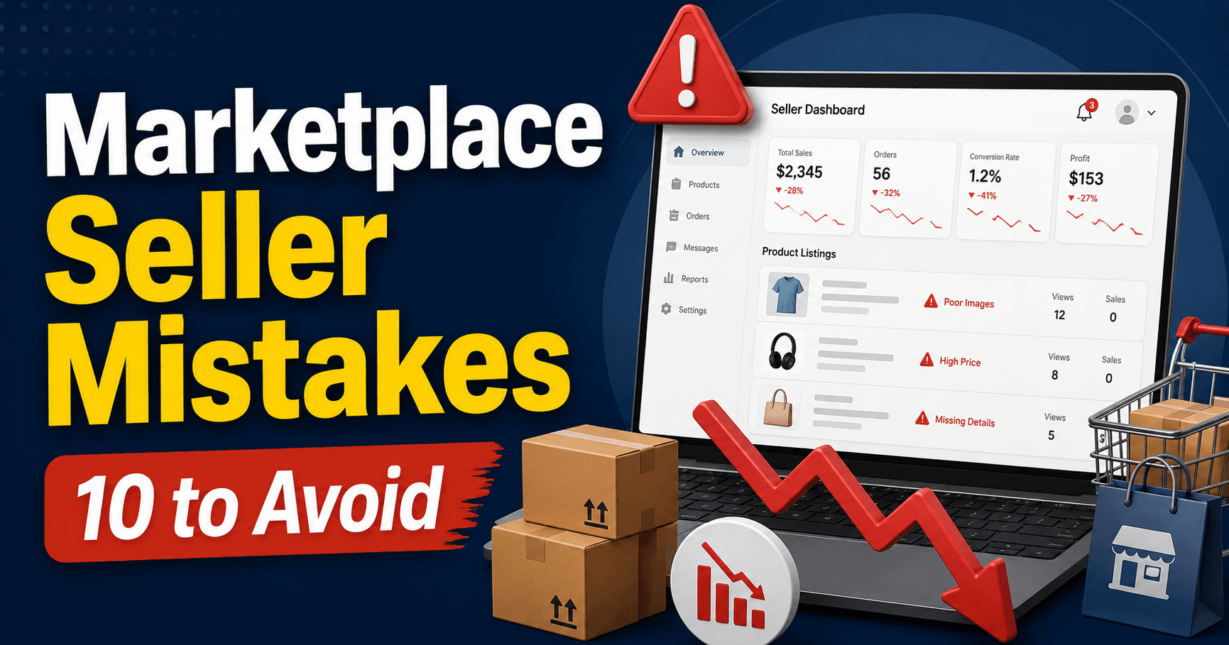 Common marketplace seller mistakes guide